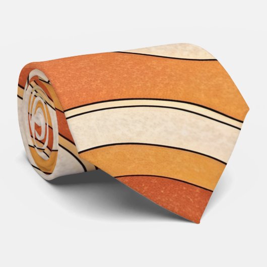 Magic Wave Pattern Krawatte (Gerollt)