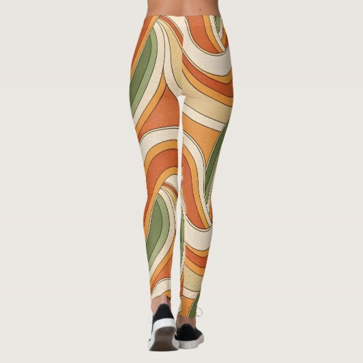 Magic Wave Pattern Leggings (Rückseite)