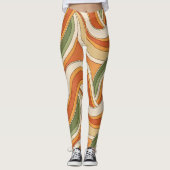 Magic Wave Pattern Leggings (Vorderseite)