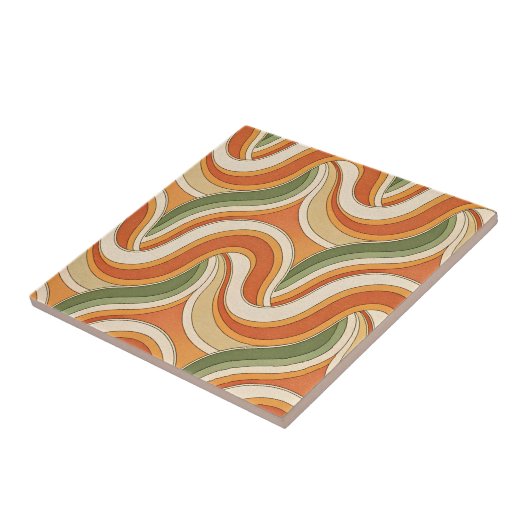 Magic Waves Muster Fliese (Seite)