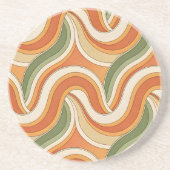 Magic Waves Muster Getränkeuntersetzer (Vorne)