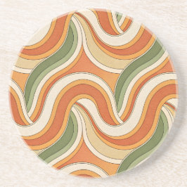 Magic Waves Muster Getränkeuntersetzer