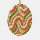 Magic Waves Muster Keramik Ornament (Rechts)