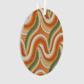 Magic Waves Muster Ornament (Vorderseite)