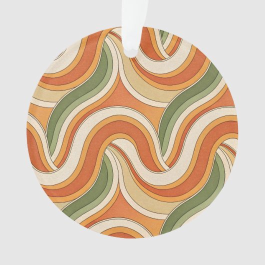 Magic Waves Muster Ornament (Vorderseite)