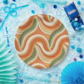 Magic Waves Muster Pappteller (Party)
