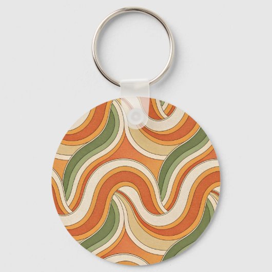 Magic Waves Muster Schlüsselanhänger (Vorderseite)