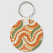 Magic Waves Muster Schlüsselanhänger (Rückseite)