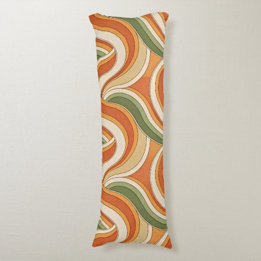Magic Waves Muster Seitenschläferkissen (Vorderseite Vertikal)