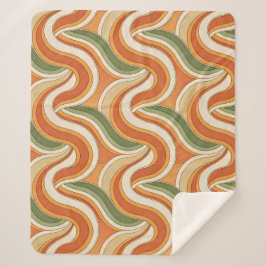 Magic Waves Muster Sherpadecke