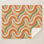 Magic Waves Muster Sherpadecke (Vorderseite (Horizontal))