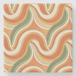 Magic Waves Muster Steinuntersetzer