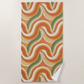 Magic Waves Muster Strandtuch (Vorderseite)