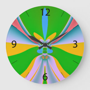 Magic Way Round Clocks - Individuell Große Wanduhr
