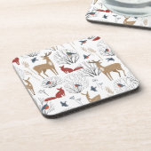 Magic Winter Wonderland Getränkeuntersetzer (Linke Seite)