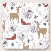 Magic Winter Wonderland Getränkeuntersetzer (Vorderseite)