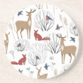 Magic Winter Wonderland Getränkeuntersetzer (Vorne)