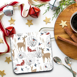 Magic Winter Wonderland Getränkeuntersetzer