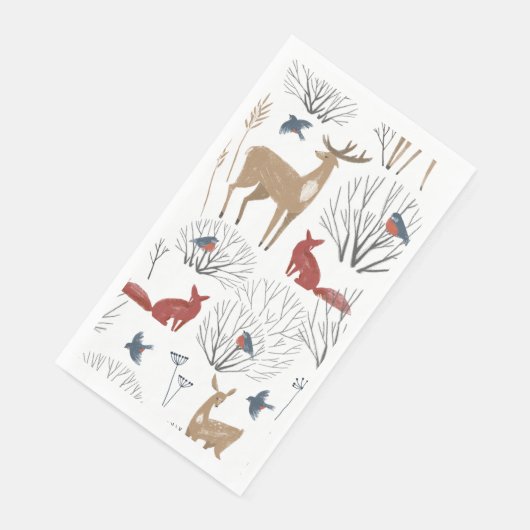 Magic Winter Wonderland Serviette (Ecke)