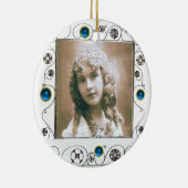 MAGIC WIRBEL FOTO TEMPLATE , Blue Saphir Keramikornament (Rechts)