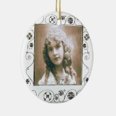 MAGIC WIRBEL FOTO TEMPLATE , Lila Amethyst Keramikornament (Rechts)