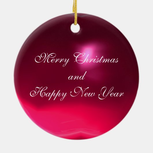 MAGIC WIRBEL FOTO TEMPLATE , Pink Red Ruby Keramik Ornament (Hinten)