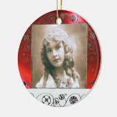 MAGIC WIRBEL FOTO TEMPLATE , Red Ruby Keramik Ornament (Links)