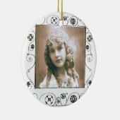 MAGIC WIRBEL FOTO TEMPLATE , Red Ruby Keramikornament (Rechts)