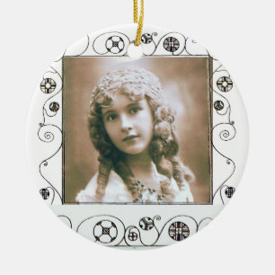MAGIC WIRBEL FOTO TEMPLATE , Red Ruby Keramikornament