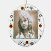 MAGIC WIRBEL FOTO TEMPLATE , Red Ruby Keramikornament (Links)