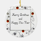 MAGIC WIRBEL FOTO TEMPLATE , Red Ruby Keramikornament (Hinten)