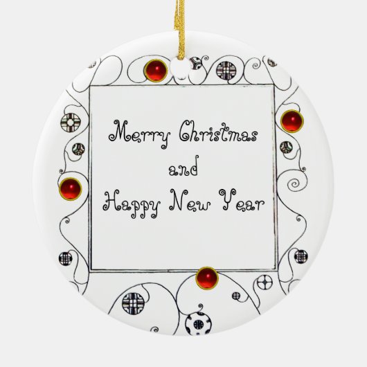 MAGIC WIRBEL FOTO TEMPLATE , Red Ruby Keramikornament (Hinten)