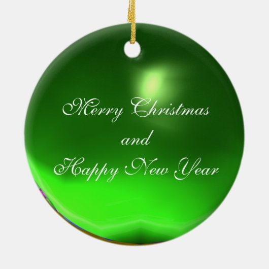 MAGIC WIRBEL FOTOVORLAGE, Green Emerald Keramikornament (Hinten)