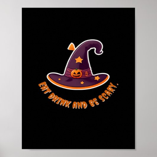 Magic Witch Hat For The Boos Party Essential Poster (Vorne)