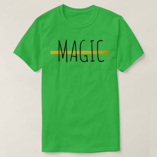 Magic Witch Wicca Astrology Text T-Shirt (Design vorne)