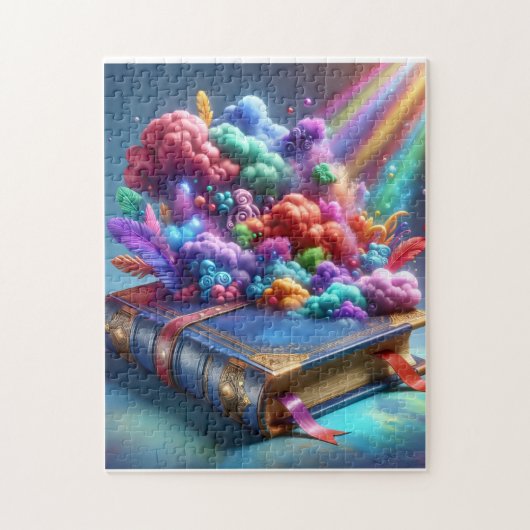 Magic Within the Pages | Colorful Imagination Puzzle (Vertikal)