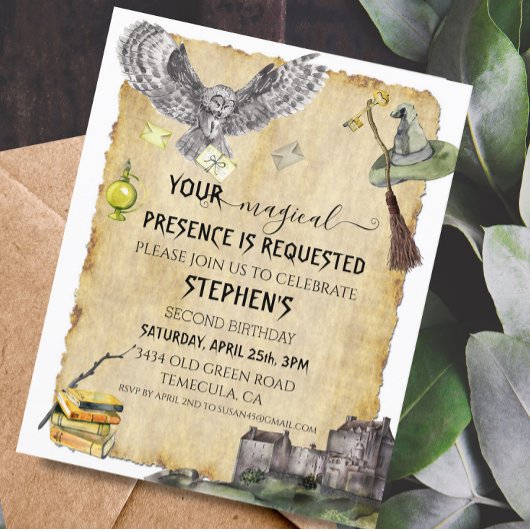 Magic Wizard Hexenschülerei zum Geburtstag