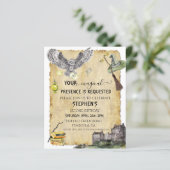 Magic Wizard Hexenschülerei zum Geburtstag (Stehend Vorderseite)