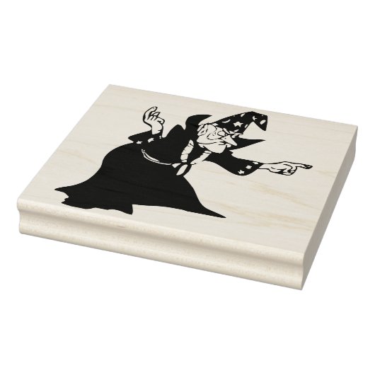 Magic Wizard Silhouette Art Briefmarke Gummistempel (Stempel)