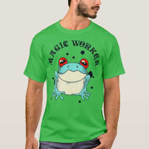 Magic Worker Frog Psychedelic Animal T-Shirt
