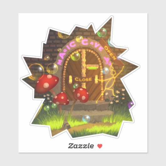 Magic World Sticker Bright farbenfroh (Blatt)