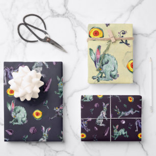 Magic Wrapping Paper Set für den Mitternachtsgebra Geschenkpapier Set