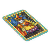 MAGIC ZAUBER UND HALLOWEEN HOOTS, OWL WIZARD MAGNET (Rechte Seite)