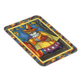 MAGIC ZAUBER UND HALLOWEEN HOOTS, OWL WIZARD MAGNET (Rechte Seite)