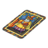 MAGIC ZAUBER UND HALLOWEEN HOOTS, OWL WIZARD MAGNET (Linke Seite)