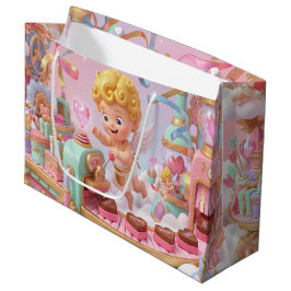 Magical 3D Cupid’s Valentine Gift Factory Scene Große Geschenktüte