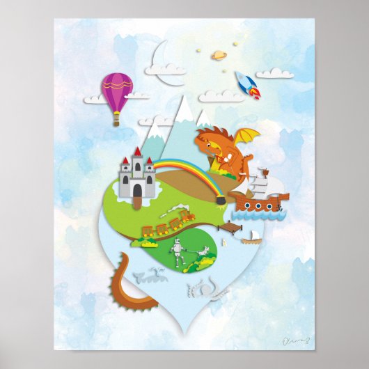 Magical Adventure Island Poster (kein Text) (Vorne)