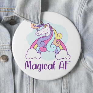 Magical AF   Einhorn Button