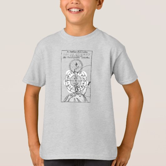 Magical Alphabet von Jacob Boehme T-Shirt (Vorderseite)
