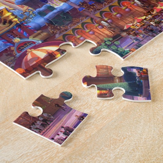 Magical Amusement Park Burg & Heißluftballon Puzzle (Seite)